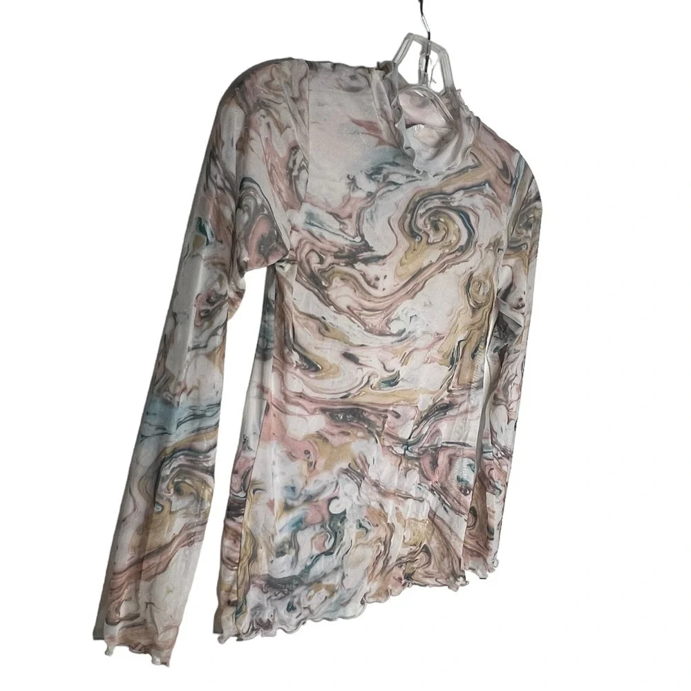Art Class Sheer Top